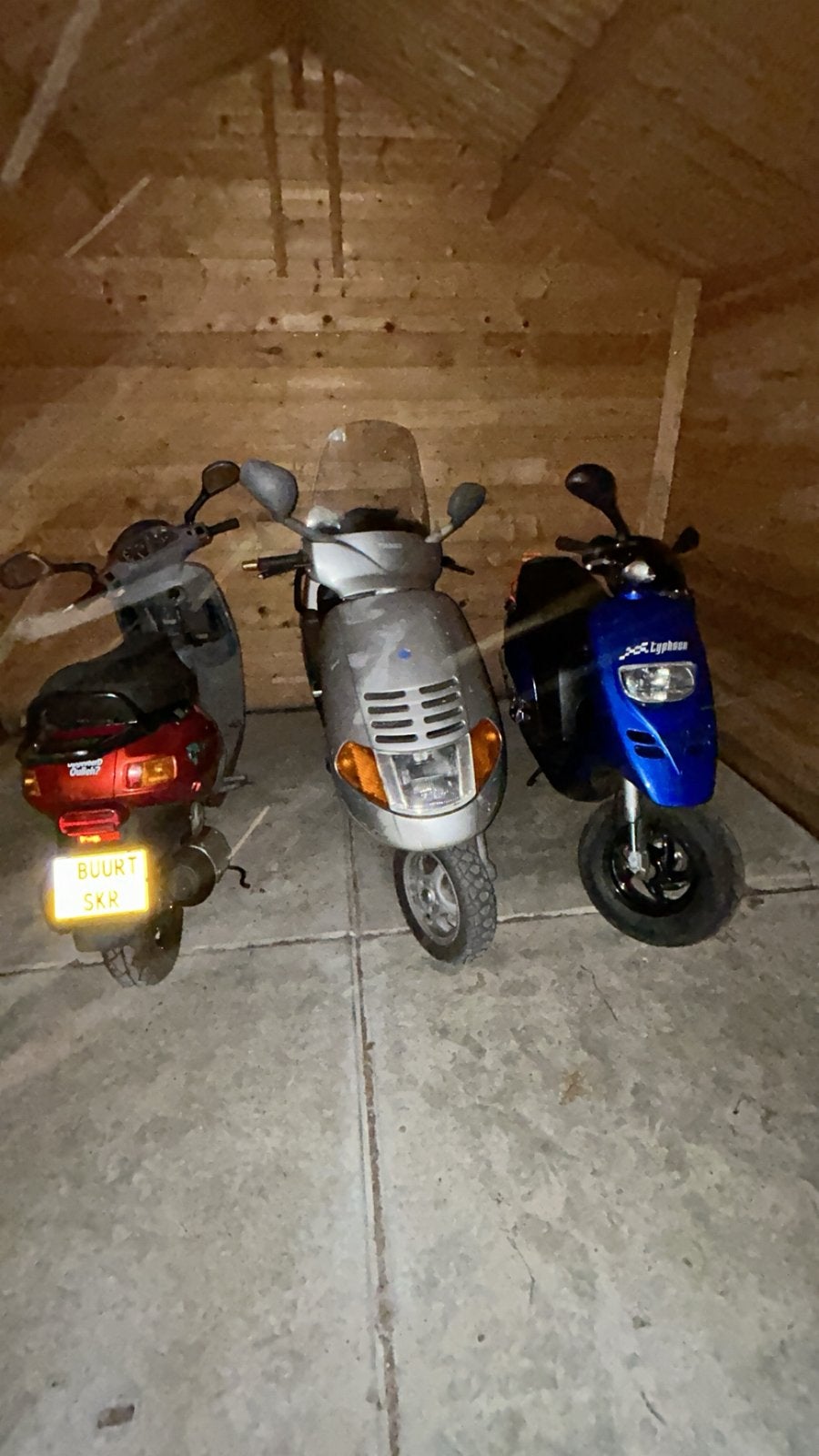 Piaggio Typhoon 50cc Teruil tegen fatbike kleine bijbetaling, Ophalen, Zo goed als nieuw, Tweetakt, Overige modellen