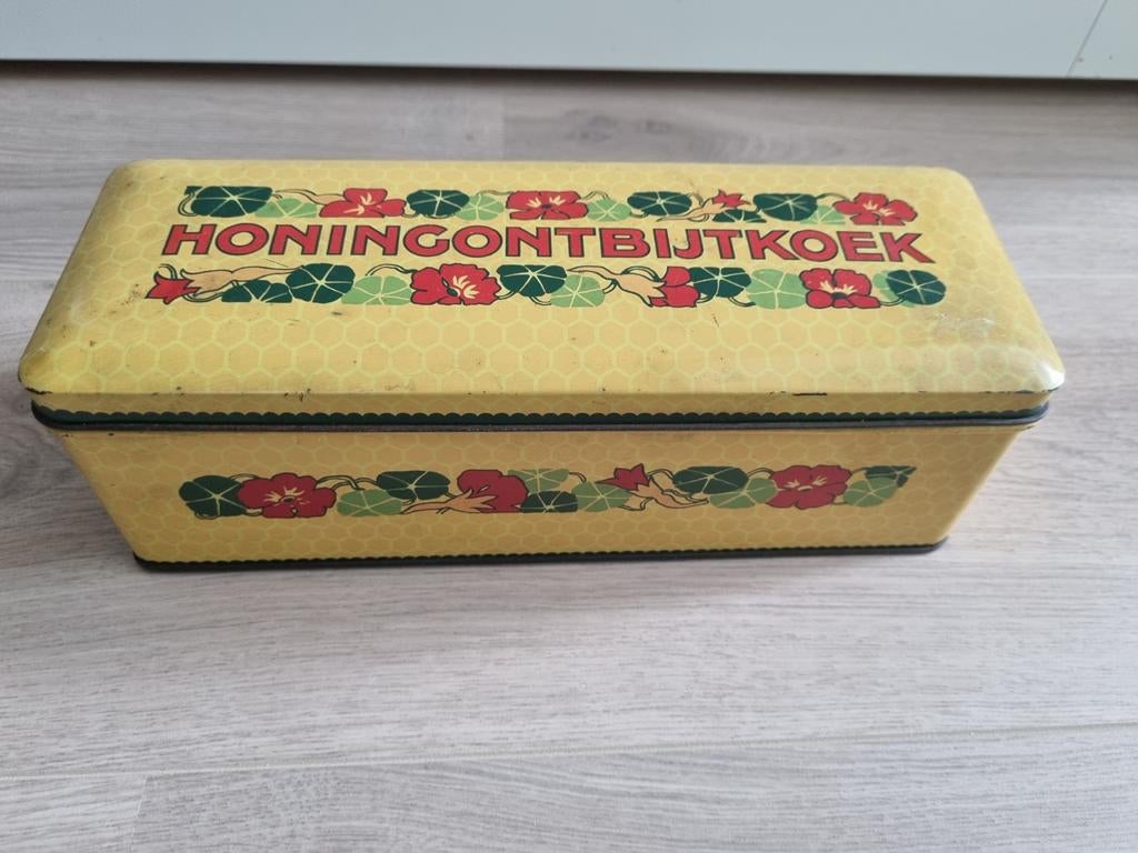 Vintage Verkade ontbijtkoek blik, Verzamelen, Blikken, Ophalen of Verzenden, Gebruikt, Overige, Verkade
