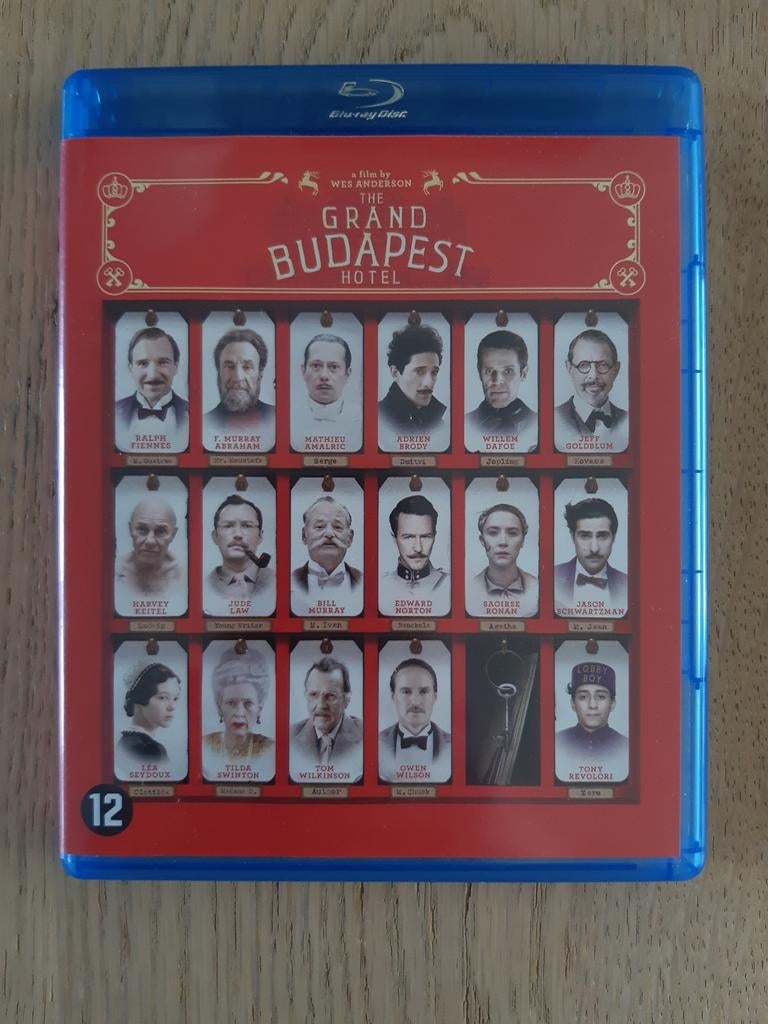 The Grand Budapest Hotel - Blu-ray, Ophalen of Verzenden, Zo goed als nieuw, Filmhuis