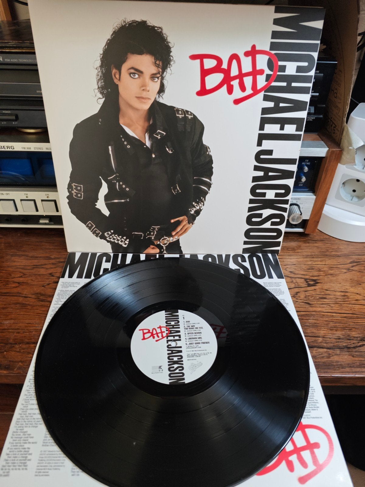 Michael Jackson - Bad LP (1987), LP, Pop, Ophalen of Verzenden, Zo goed als nieuw