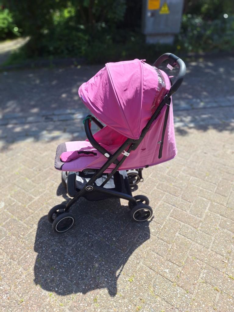 GB Gold Pockit+ All-City Buggy - Roze, Ophalen, Gebruikt, Kinderwagen, Overige merken