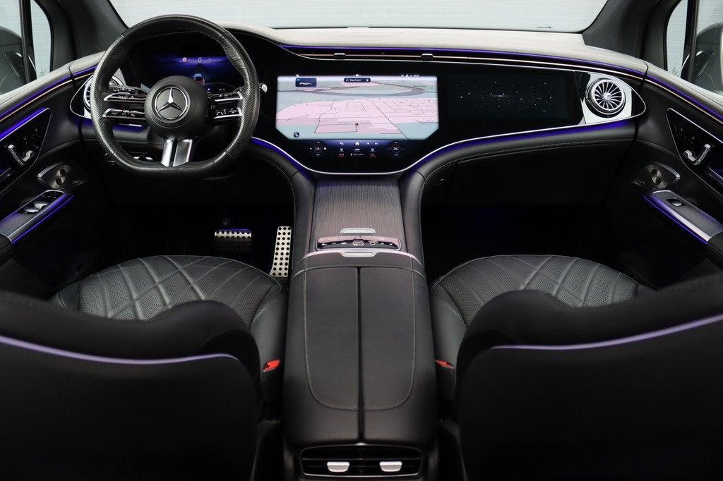 Mercedes-Benz EQE SUV 500 4MATIC AMG Line Premium 91 kWh | H, Auto's, Mercedes-Benz, Zwart, 408 pk, Groen, Keurmerk '100% Onderhouden'