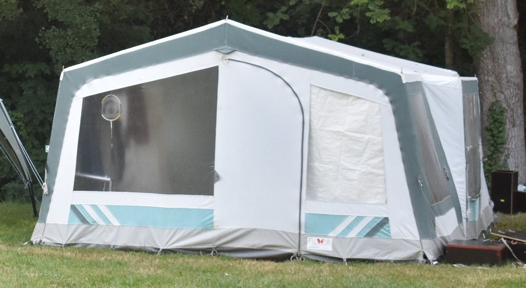 Bungalowtent, Caravans en Kamperen, Ophalen, Gebruikt, Tot en met 4