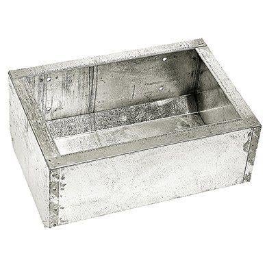 Voerbakken paard verzinkt 50x35x22cm
