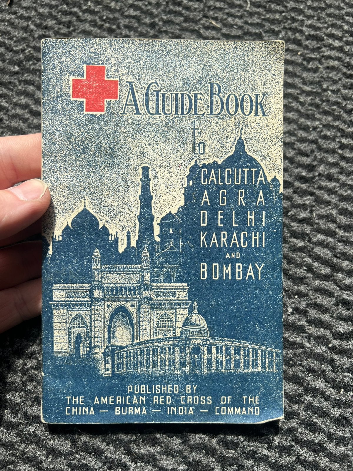 WO2 Amerikaans the Calcutta Pocket Guide CBI India 1944, Amerika, Verzenden, Boek of Tijdschrift