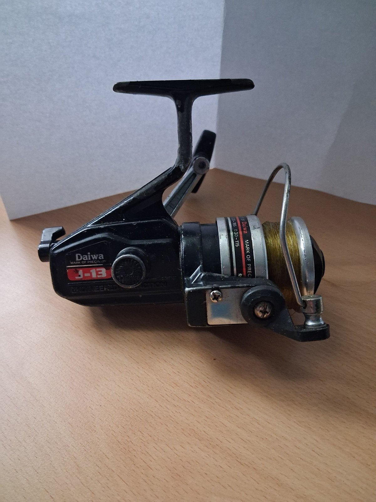 Molen Daiwa J-13 - Vintage vismolen, Ophalen of Verzenden, Gebruikt, Molen