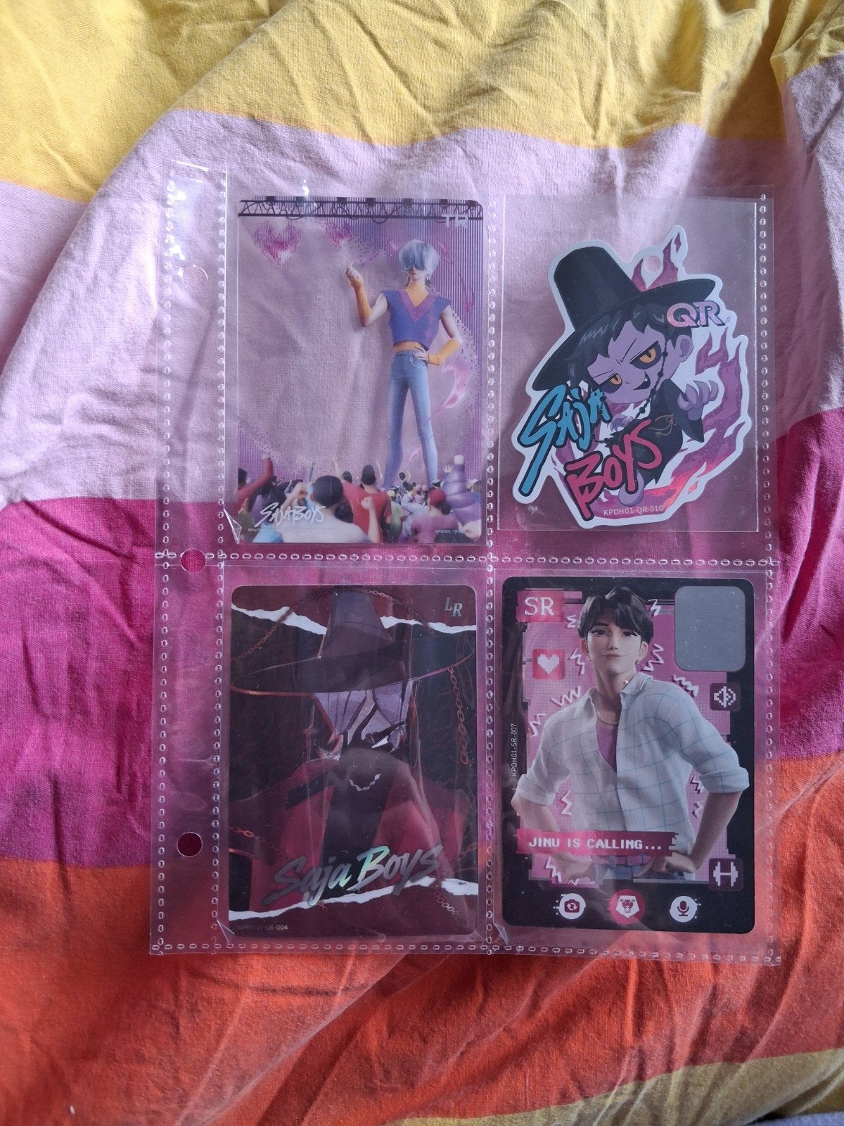 kpop demon hunters kayou TCG cards tekoop (mystery en jinu), Ophalen, Nieuw, Meerdere kaarten, Foil