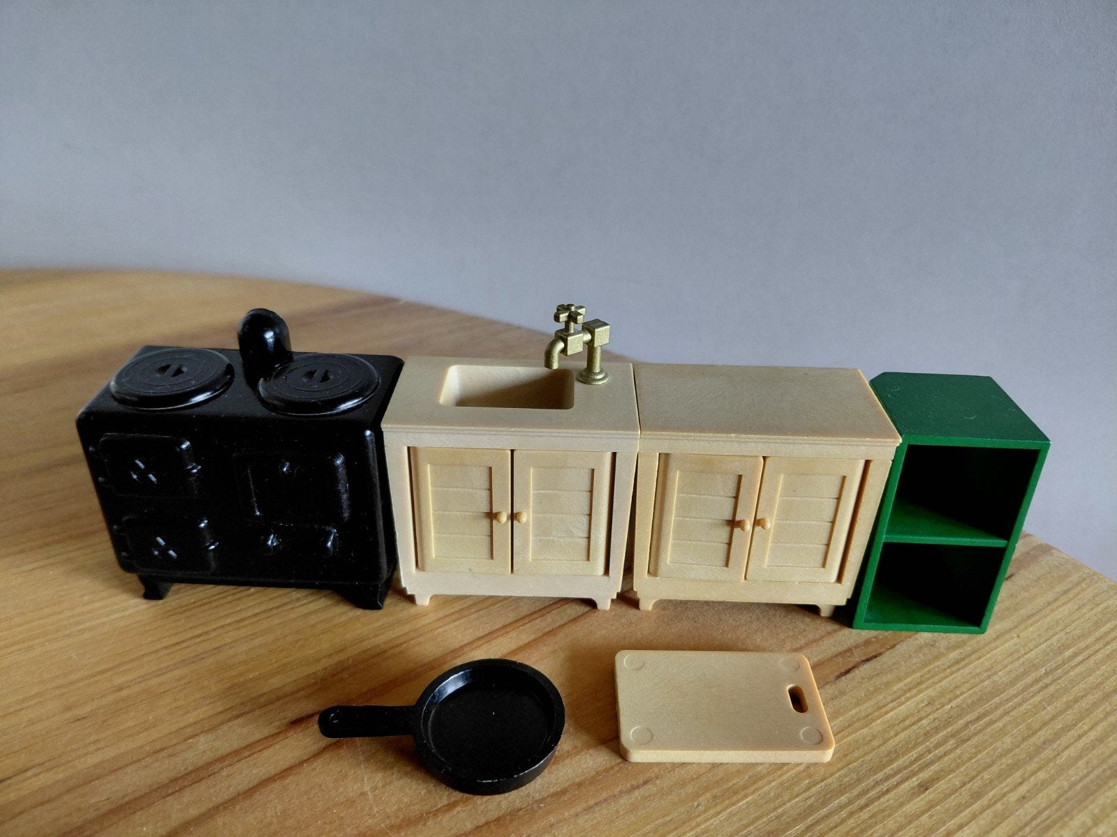 Sylvanian Families vintage keukenblok/vierdelig/1985, Ophalen of Verzenden, Zo goed als nieuw, Poppenhuis