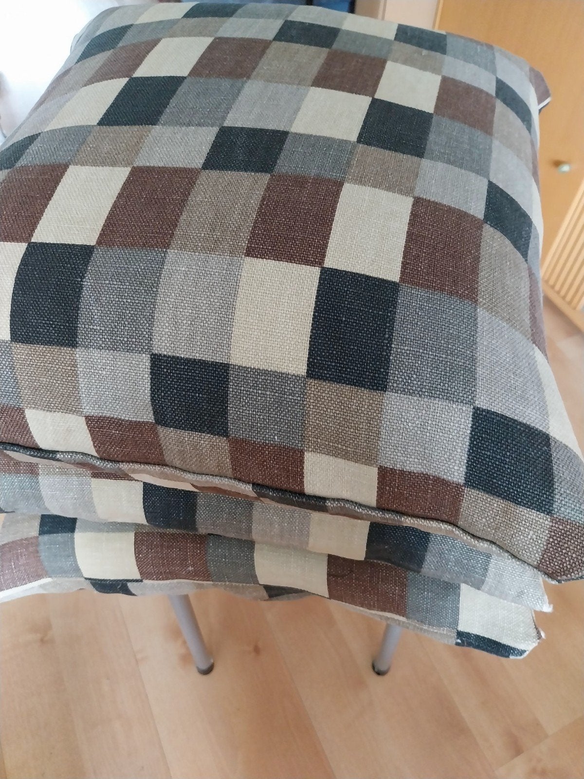 3 stuks luxe sierkussens 45 x 45 cm, Huis en Inrichting, Ophalen, Zo goed als nieuw, Vierkant, Sierkussen