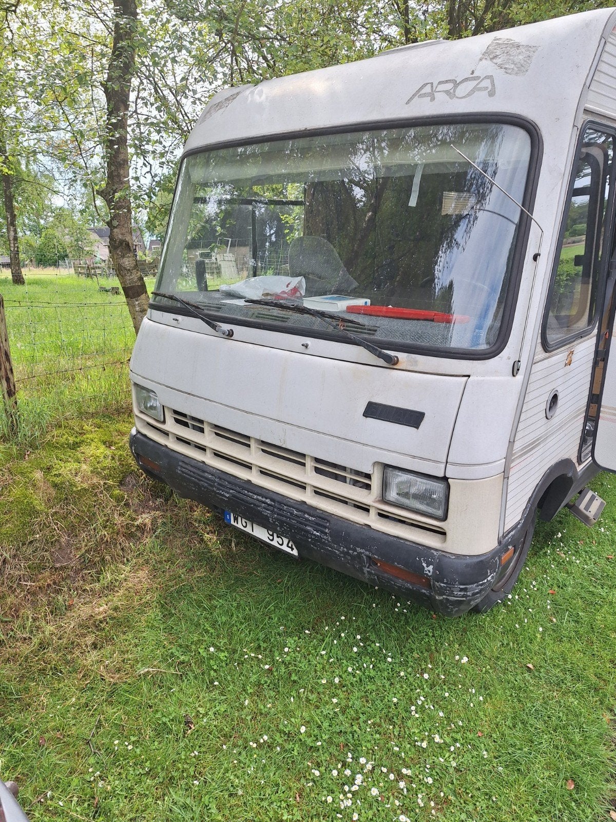 Fiat camper motor defect, Chemisch toilet, Standaard zit, Fiat, Fietsendrager