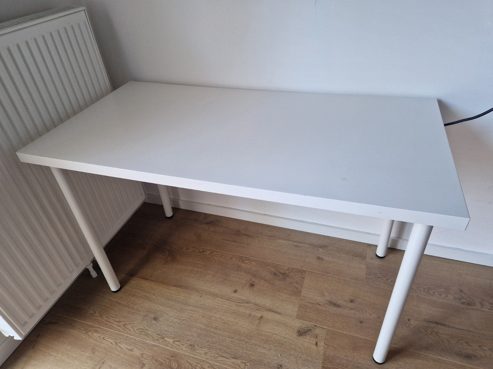 Ikea Lagkapten bureau 120x60 cm wit, Ophalen, Demontabel, Gebruikt, Spaanplaat of MDF