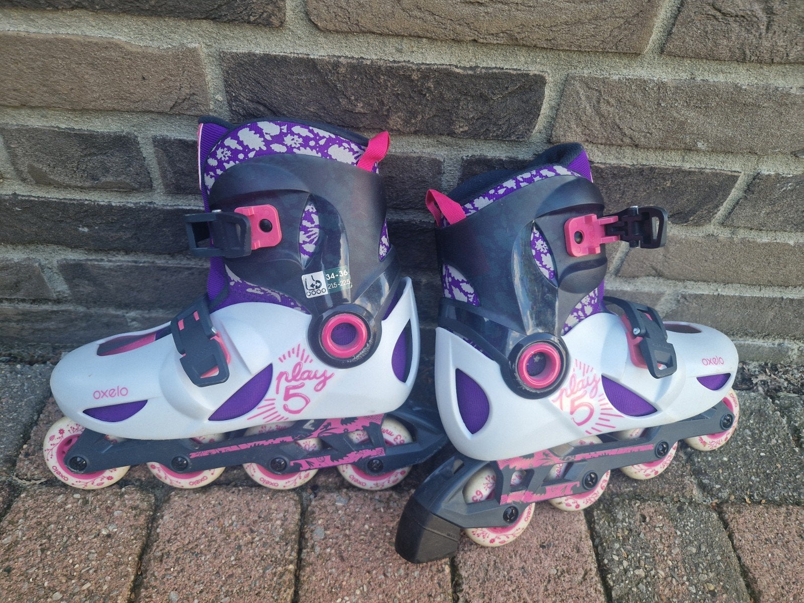 Skates verstelbaar maat 34-36, Sport en Fitness, Overige merken, Kinderen, Ophalen of Verzenden, Inline skates 4 wielen