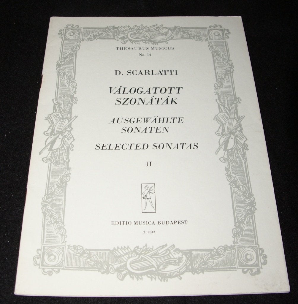 D. Scarlatti - Valogatott Szonatak - Ausgewahlte Sonaten Fur, Gebruikt, Klassiek, Ophalen of Verzenden, Artiest of Componist