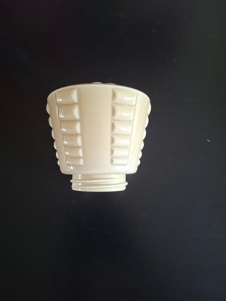 glazen lampenkap, Ophalen, Gebruikt, Rond, Glas
