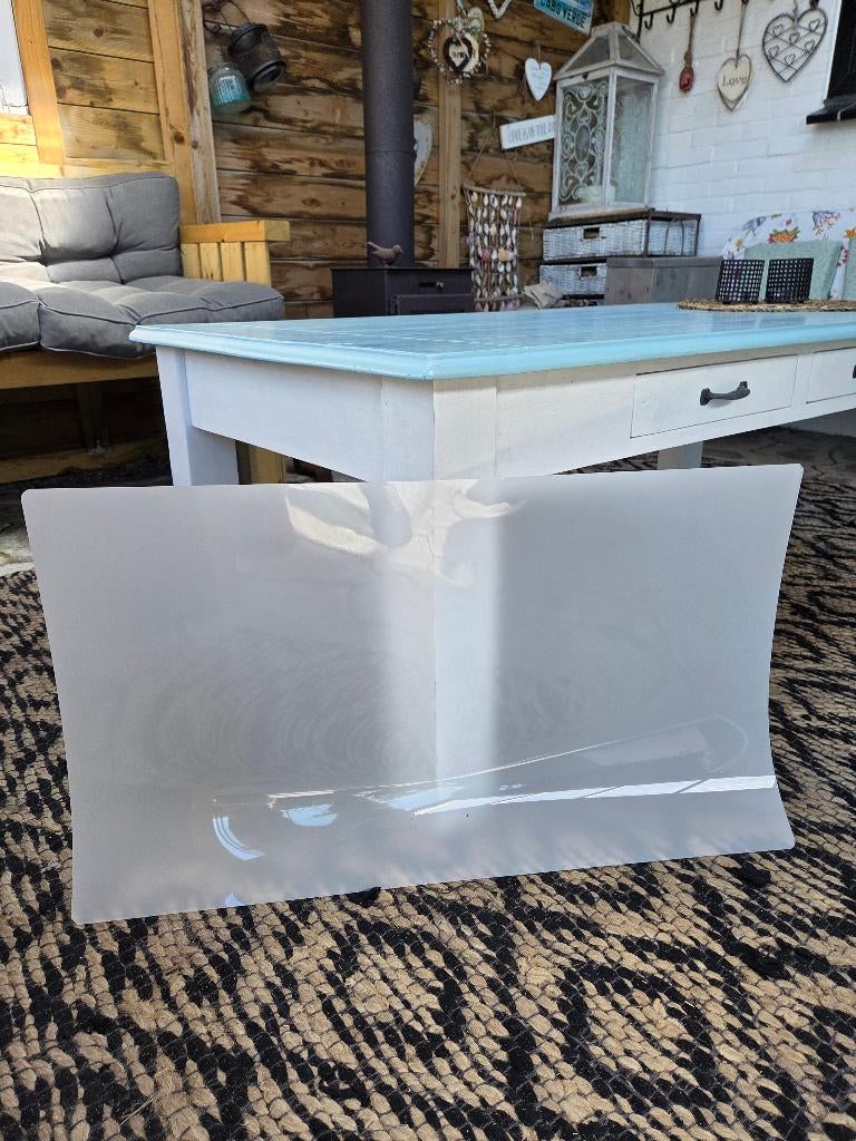 Plexiglas Polycarbonaat Plastic. 72cm x 41,5cm x 0.15mm, Ophalen, Zo goed als nieuw, Kunststof, Overige typen