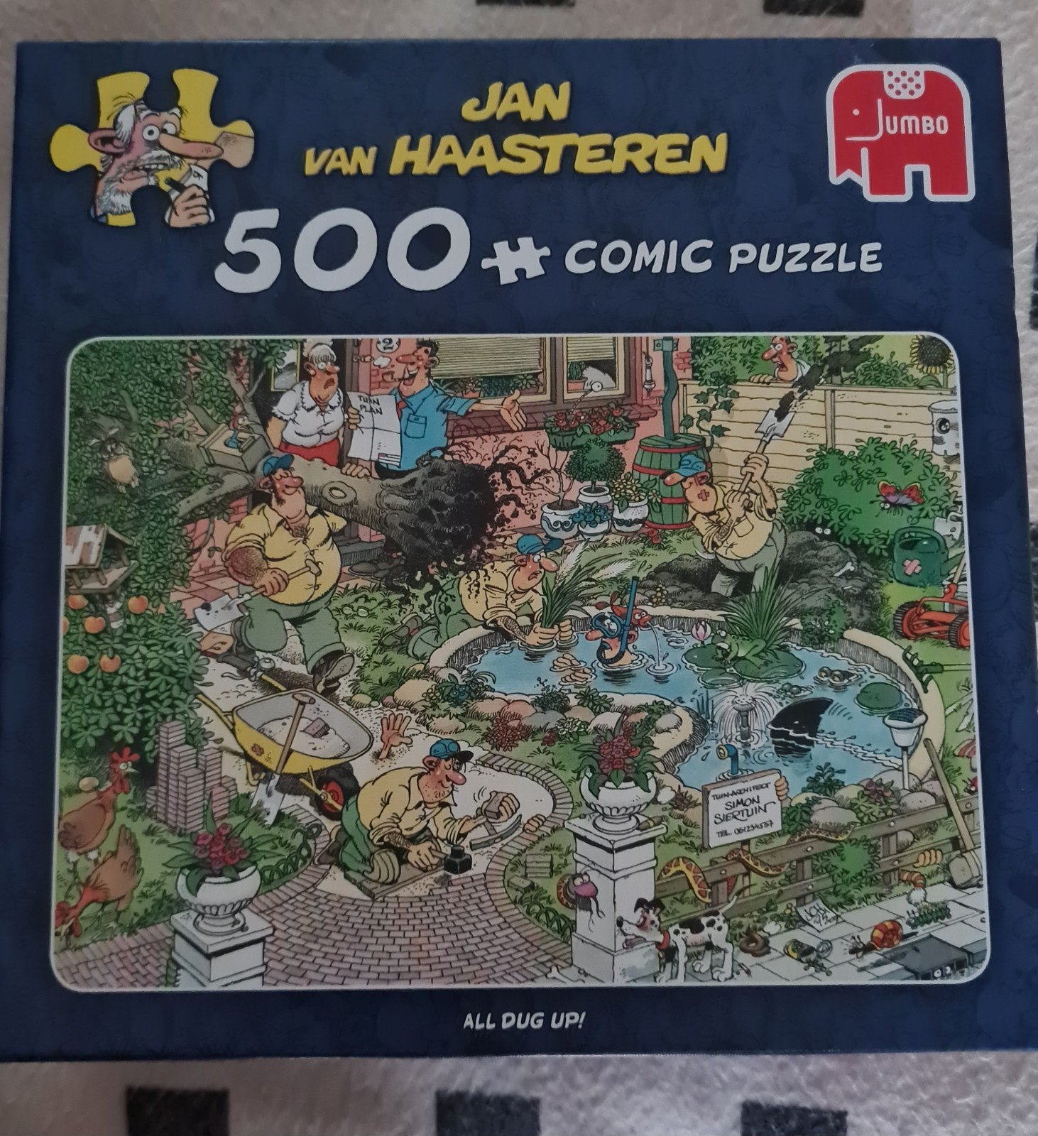 Jan van Haasteren All Dug Up! 500 stukjes puzzel, Ophalen of Verzenden, 500 t/m 1500 stukjes, Zo goed als nieuw, Legpuzzel