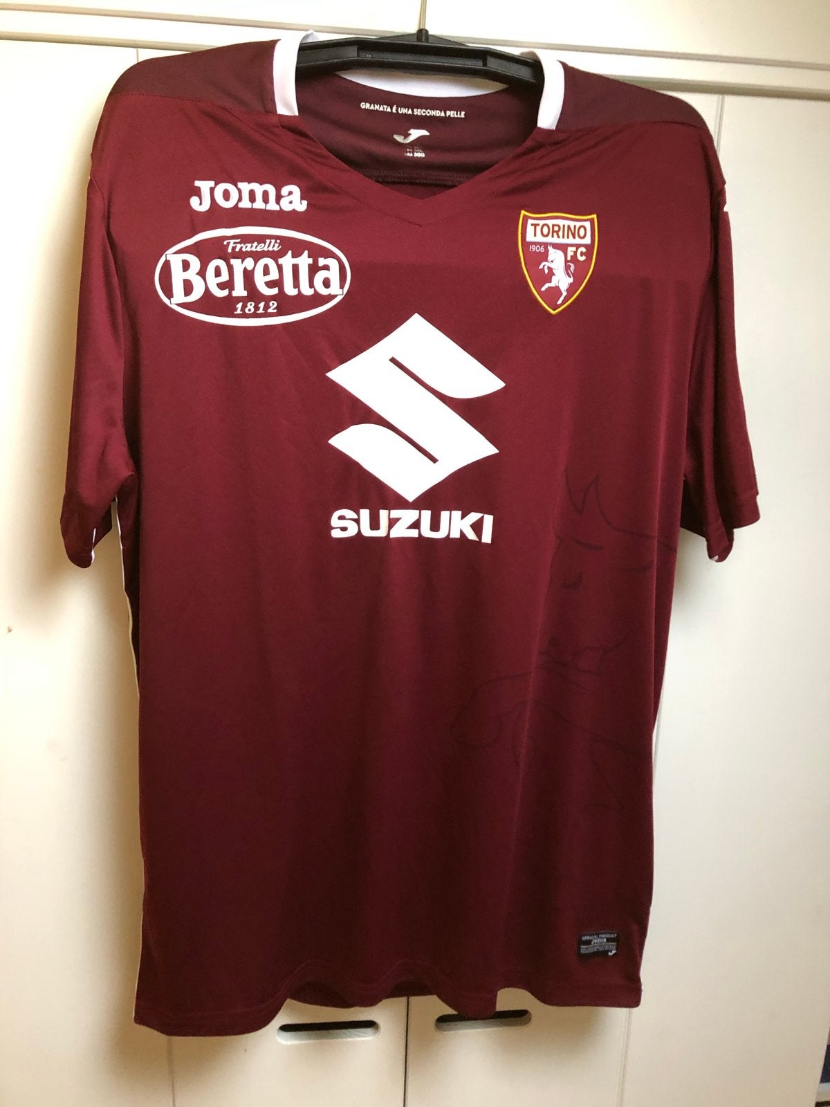 Torino FC Beretta voetbalshirt maat 3XL, Groter dan maat XL, Ophalen of Verzenden, Gebruikt, Shirt