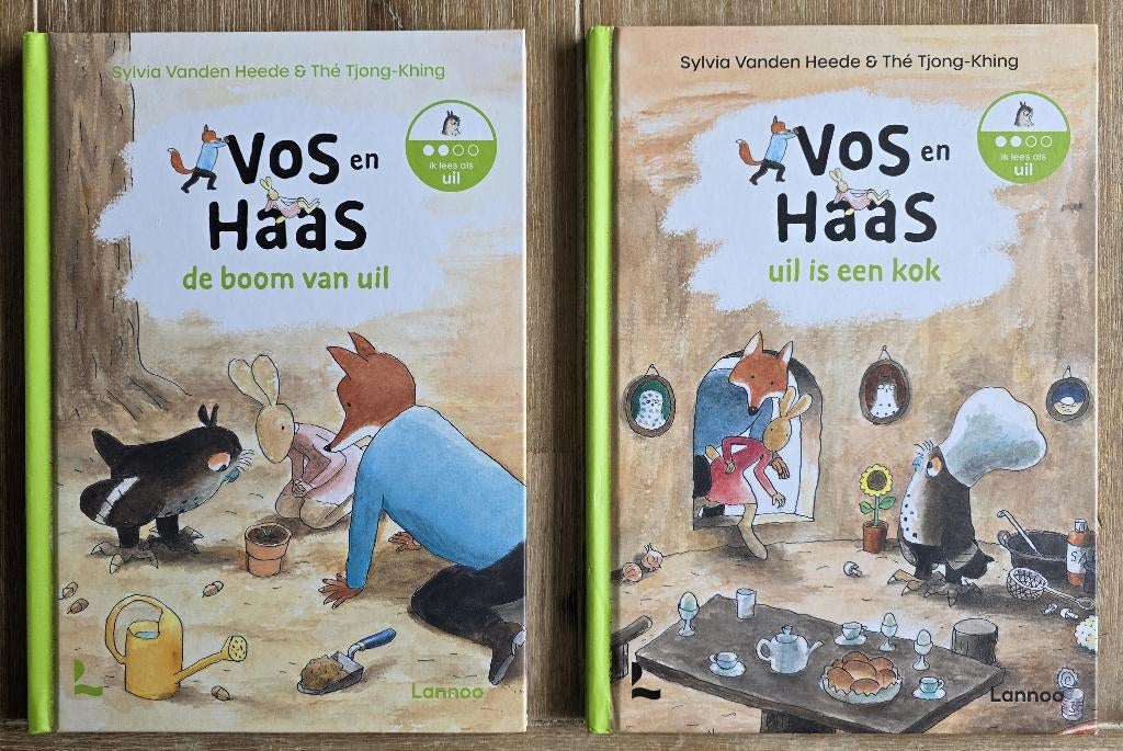 2 x Vos en Haas - AVI Start / AVI M3 - Groep 3, Ophalen of Verzenden, Zo goed als nieuw, Sylvia Vanden Heede, Fictie algemeen