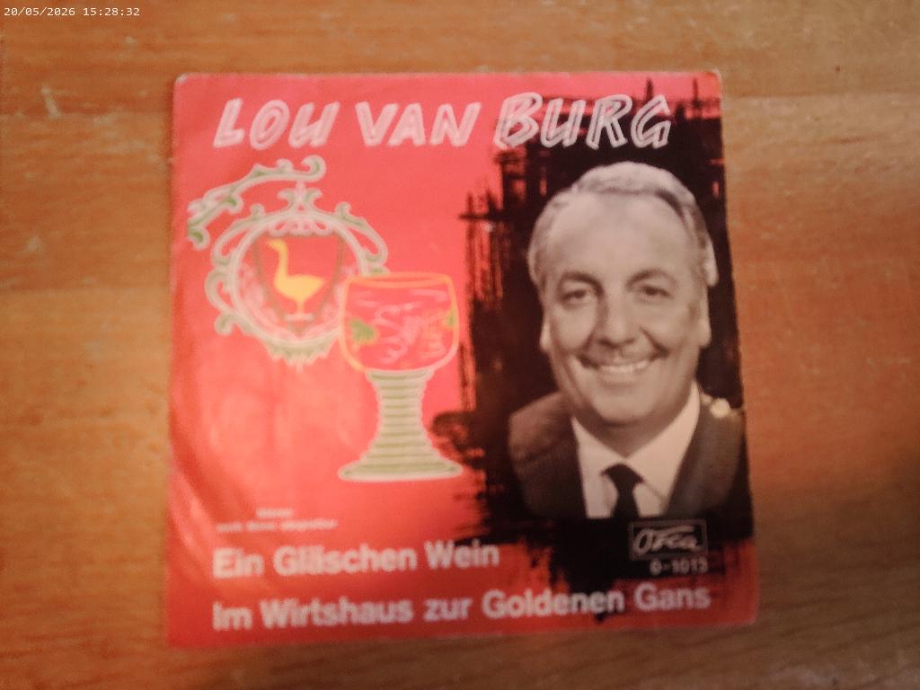 Lou van Burg - Ein Glaschen Wein, Gebruikt, Fotohoes, 7 inch, Single