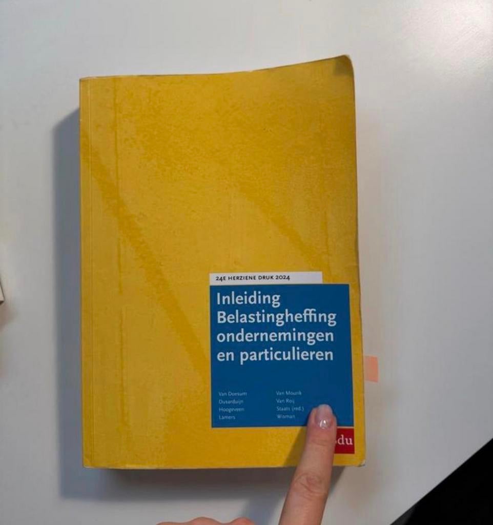 Inleiding Belastingheffing Ondernemingen en Particulieren, Boeken, Studieboeken en Cursussen, Ophalen of Verzenden, Gamma, Zo goed als nieuw