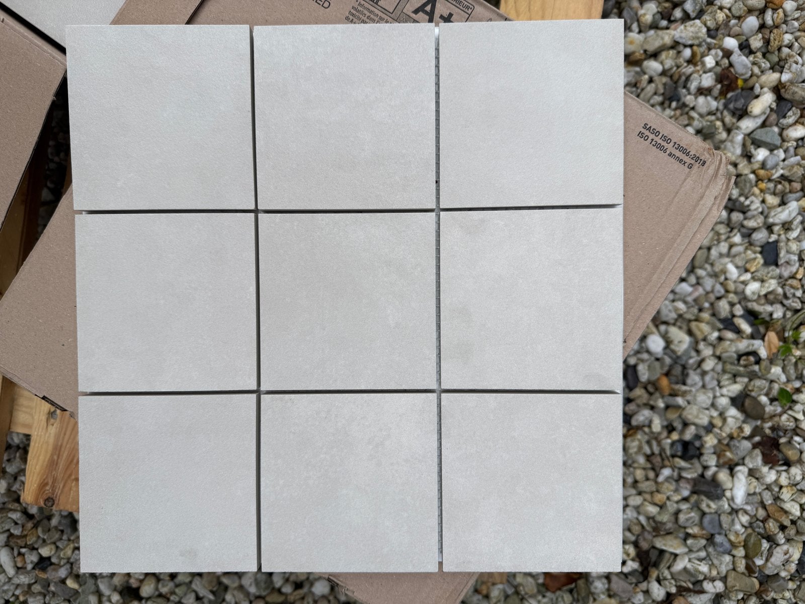 Vloer-/wandtegels Plus Ivoor/beige 10x10 R10 gecertificeerd, Ophalen, Keramiek, Nieuw, Minder dan 20 cm