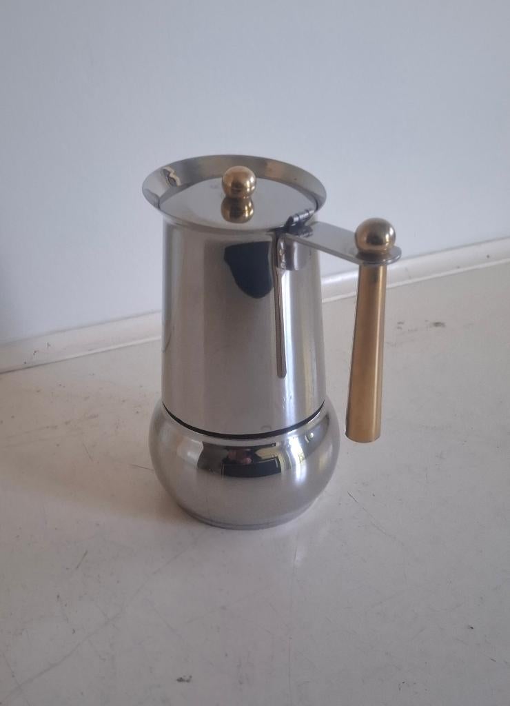 koffie espresso  Kitty Oro  design apparaat, Ophalen of Verzenden, Gebruikt, Metaal, Overige merken