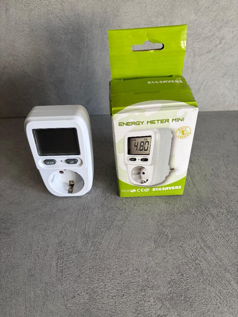 EcoSavers Energie Meter Mini, Doe-het-zelf en Verbouw, Meetapparatuur, Ophalen of Verzenden, Zo goed als nieuw, Elektriciteit