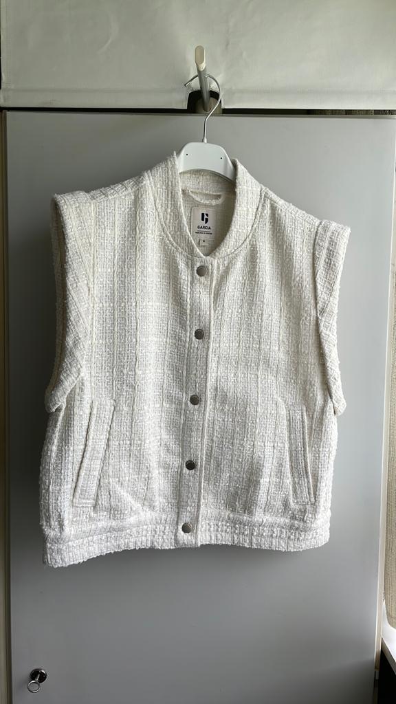 Gilet Garcia gebroken wit maat M, Ophalen of Verzenden, Zo goed als nieuw, Wit