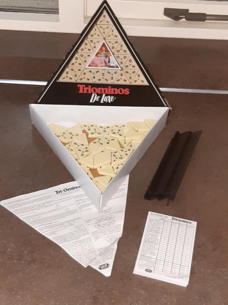 Triominos de luxe vintage, Ophalen of Verzenden, Zo goed als nieuw
