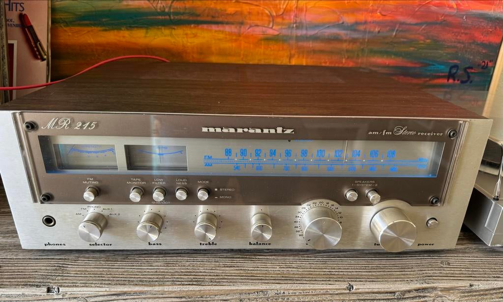 Marantz MR 215 AM/FM Stereo Receiver - Perfecte staat, Audio, Tv en Foto, Versterkers en Receivers, Marantz, Gebruikt, Ophalen of Verzenden