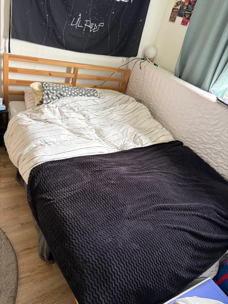 IKEA bed inclusief matras 160x200, Ophalen of Verzenden