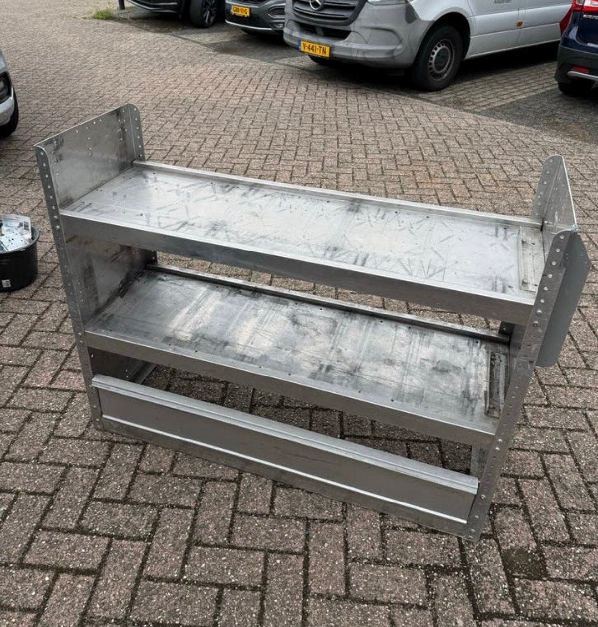 Aluminium Bedrijfswageninrichting - Gereedschapskast, Ophalen, Gebruikt, Opel