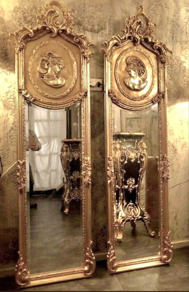 Set Baroque spiegels, Ophalen of Verzenden, Rechthoekig