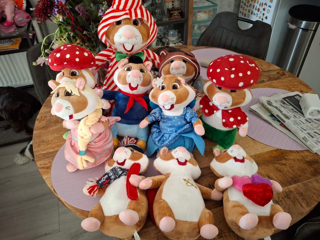 10 Albert Heijn Hamsters: Kerst, Efteling, Valentijn, Gebruikt, Albert Heijn, Hamster, Ophalen of Verzenden
