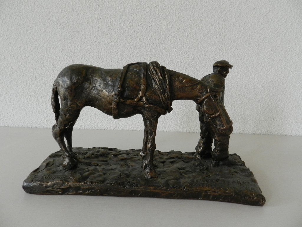 Sculptuur Scheepsjager Wildervank, Ophalen of Verzenden, Composieten, Beeld, Overige onderwerpen