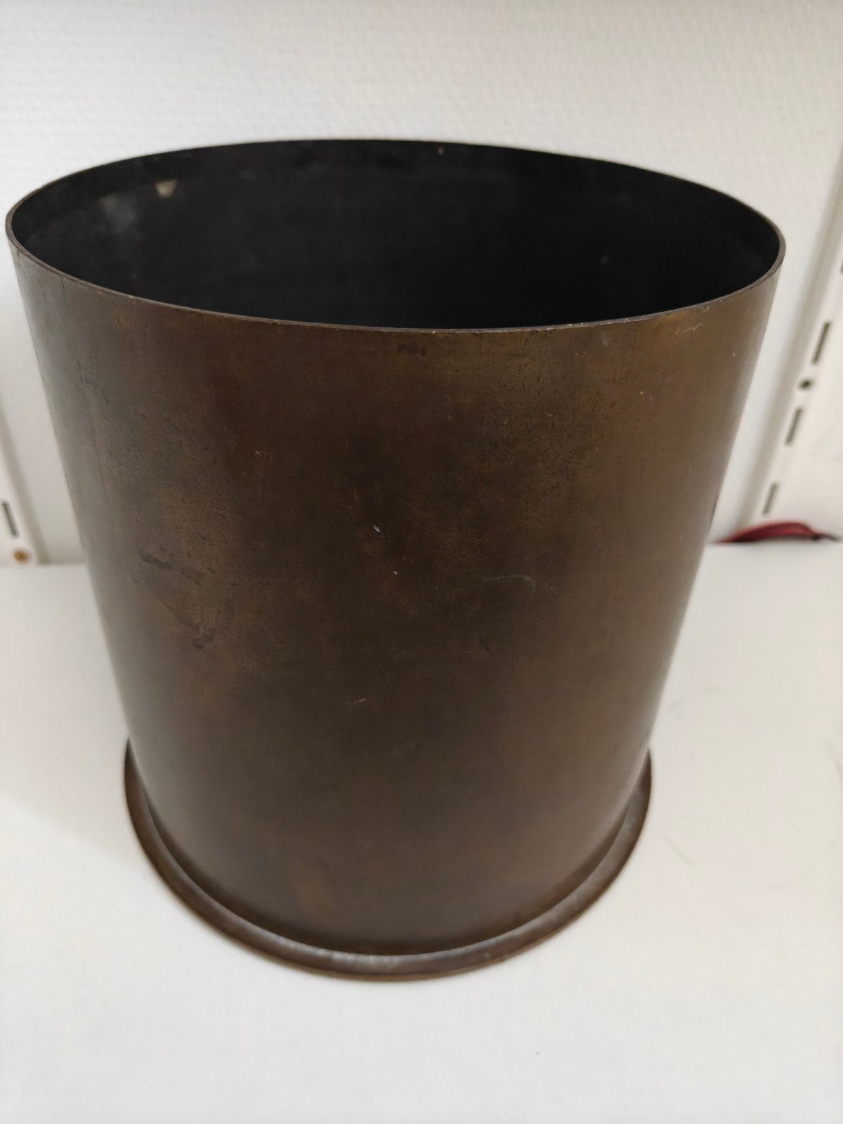 Antieke messing granaathuls uit 1916 - WOI decoratie, Ophalen