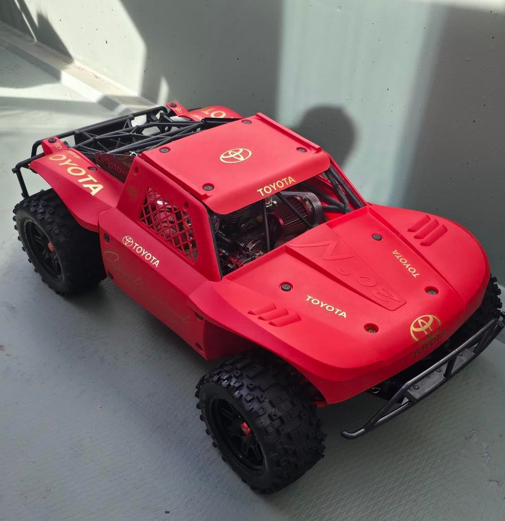 Losi 5IVE-T 2.0 – Zenoah 32cc – Benzine – COMPLEET & Krachti, Ophalen, Overige schalen, Benzine, Auto offroad