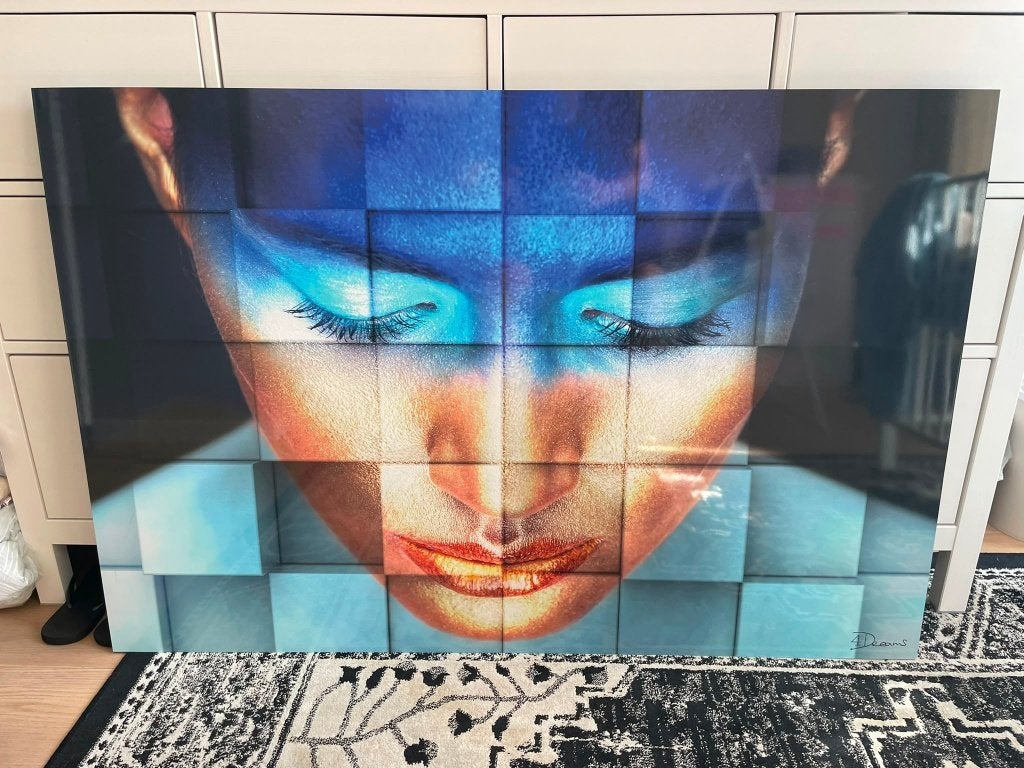 Schilderij 4Dreams Blue Girl 80x120, Ophalen, 3D-effect, Abstract