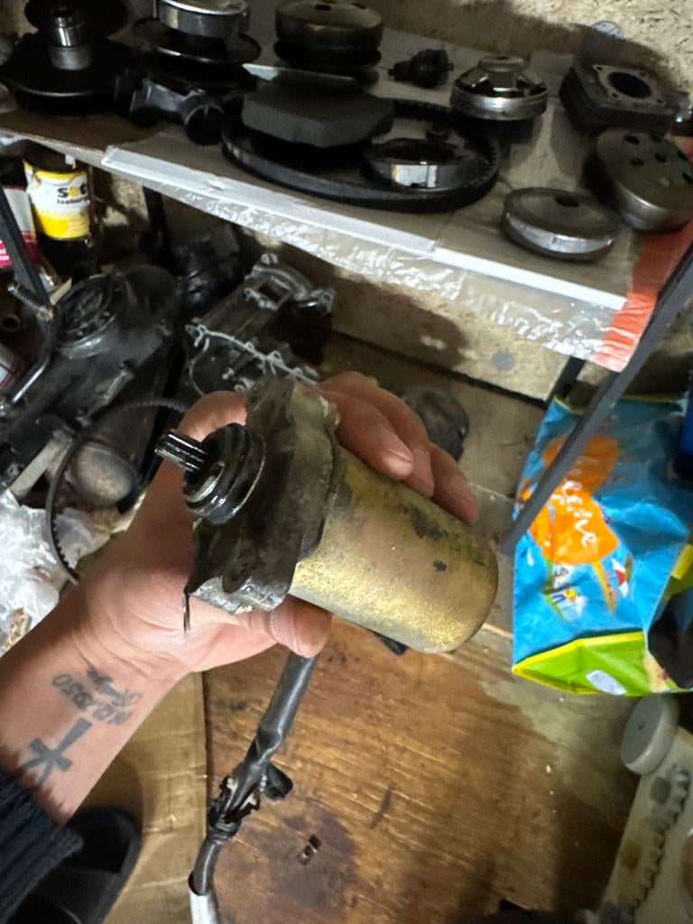 Startmotor Piaggio 4T Zip/Vespa, Ophalen of Verzenden