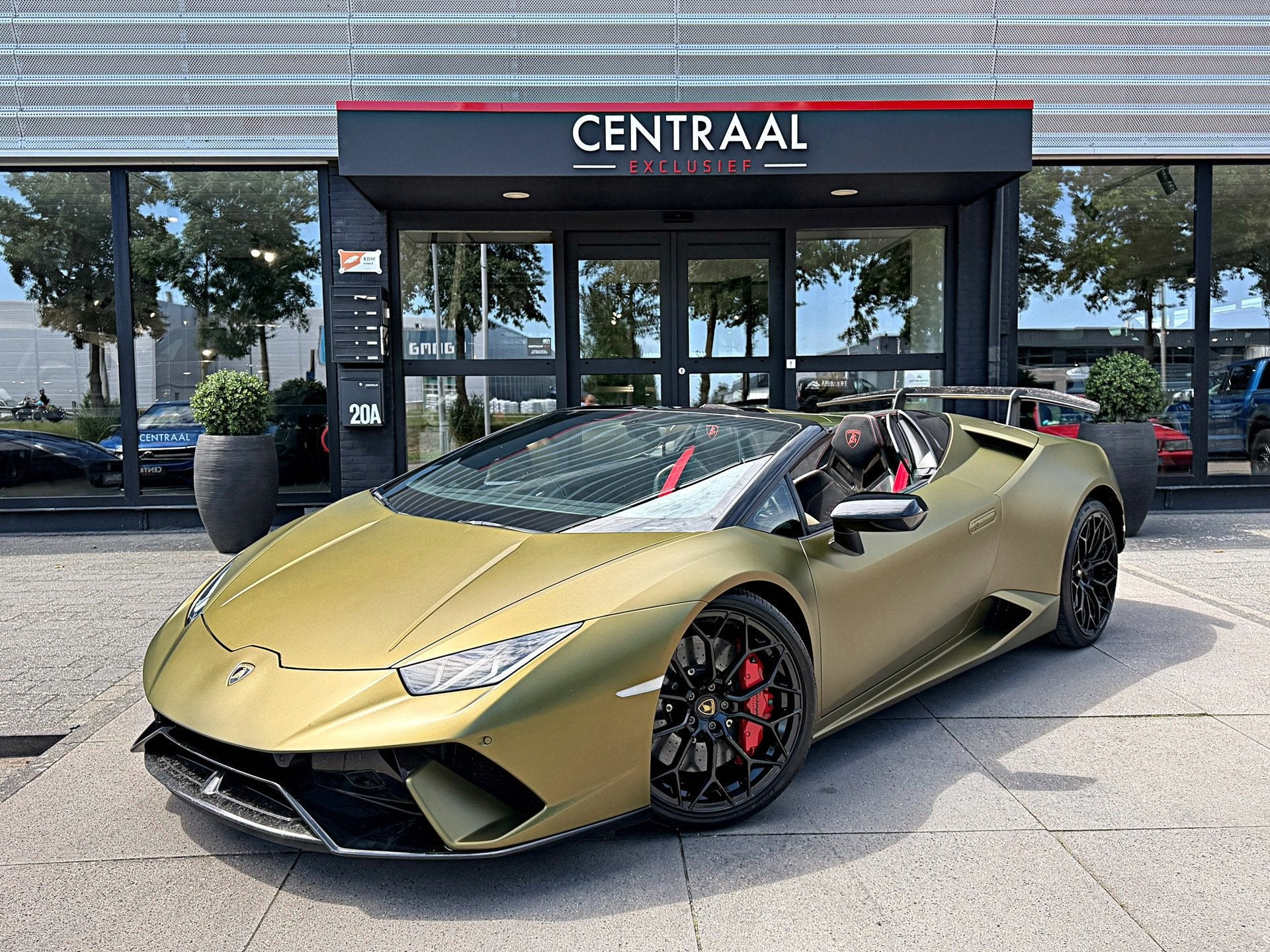 Lamborghini Huracán 5.2 V10 Performante Spyder Lift|Sport-S, Auto's, Lamborghini, Automaat, Startonderbreker, Gebruikt, 5204 cc