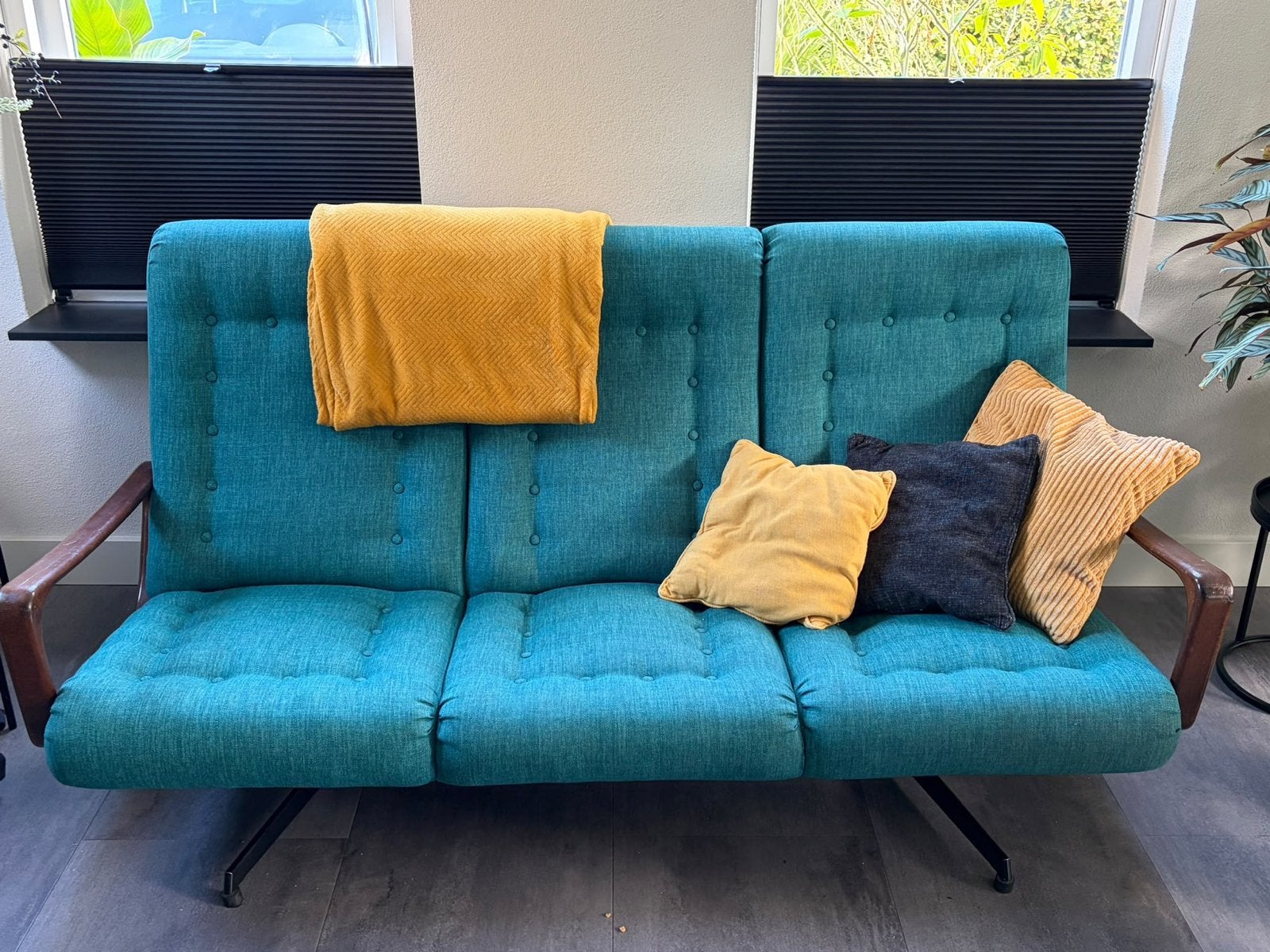 Prachtige vintage DDR design bankstel (2 en 3- zits), Ophalen, Gebruikt, Driepersoons, 75 tot 100 cm