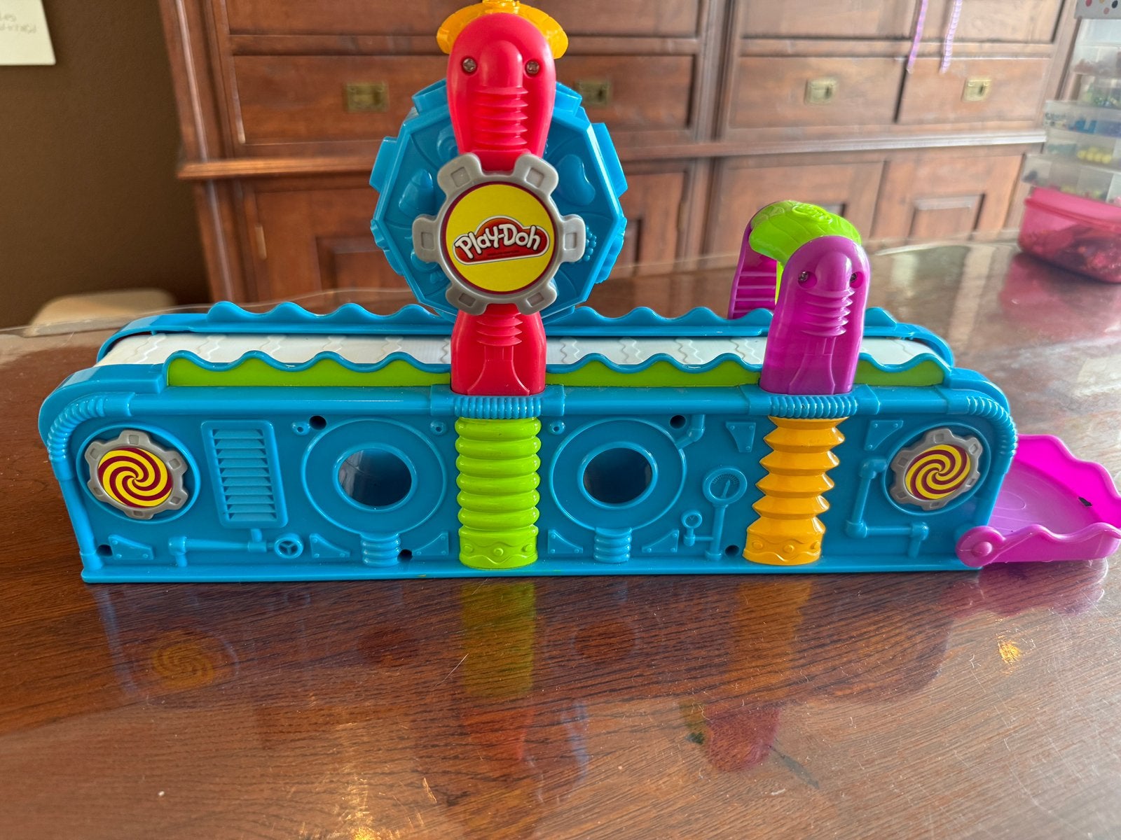 PlayDoh kleimachine en vormpjes, Ophalen, Gebruikt