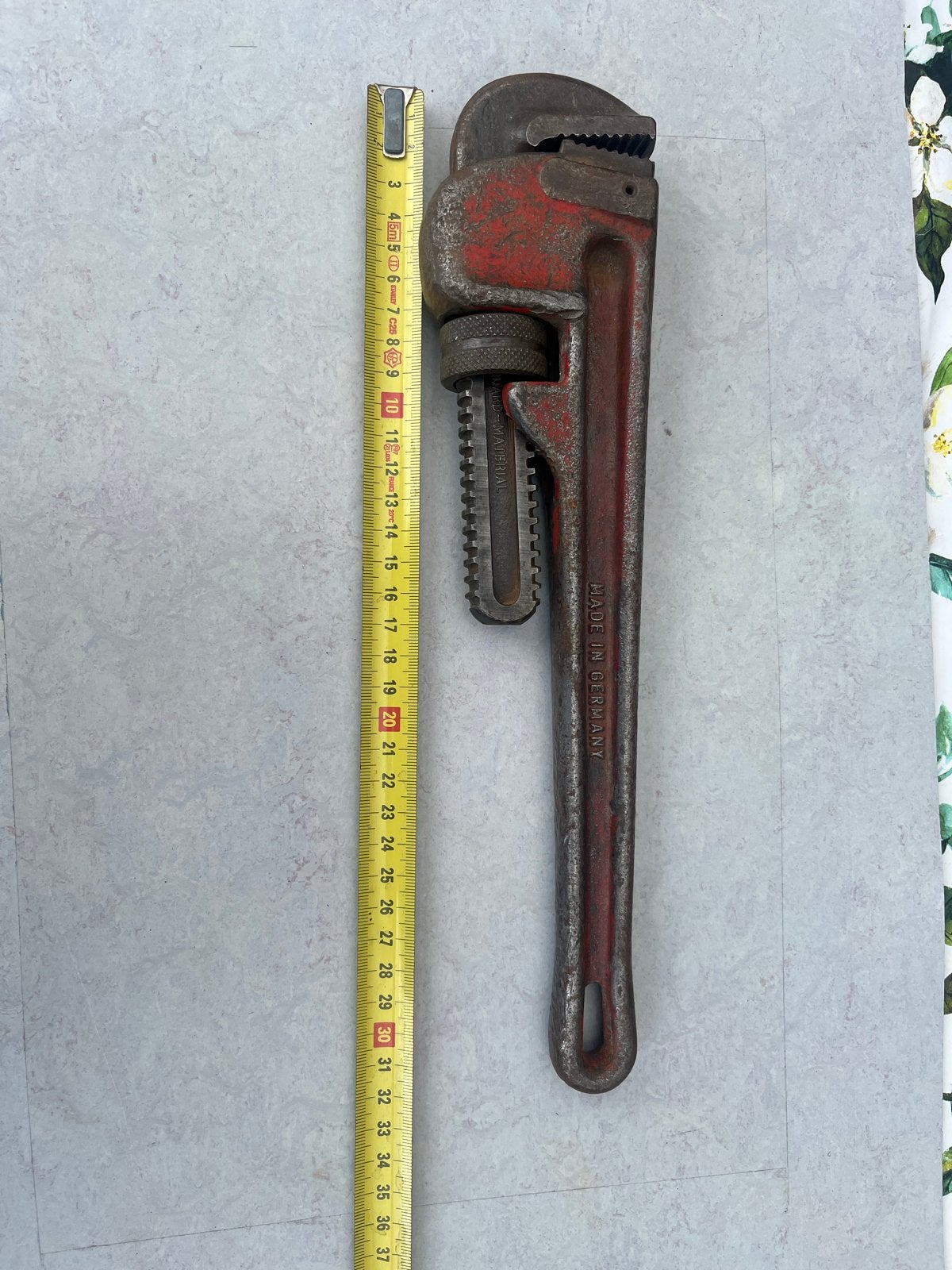 Gedore No. 227/14 pijptang - Made in Germany, Ophalen of Verzenden, Gebruikt, Tang, Gedore