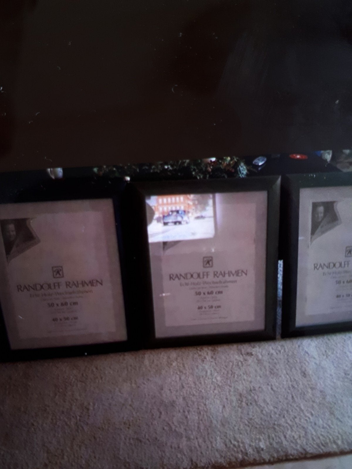 FOTOLIJSTEN 3 STUKS NIEUW 1X BLAUW 2X GROEN, Ophalen of Verzenden, Blauw