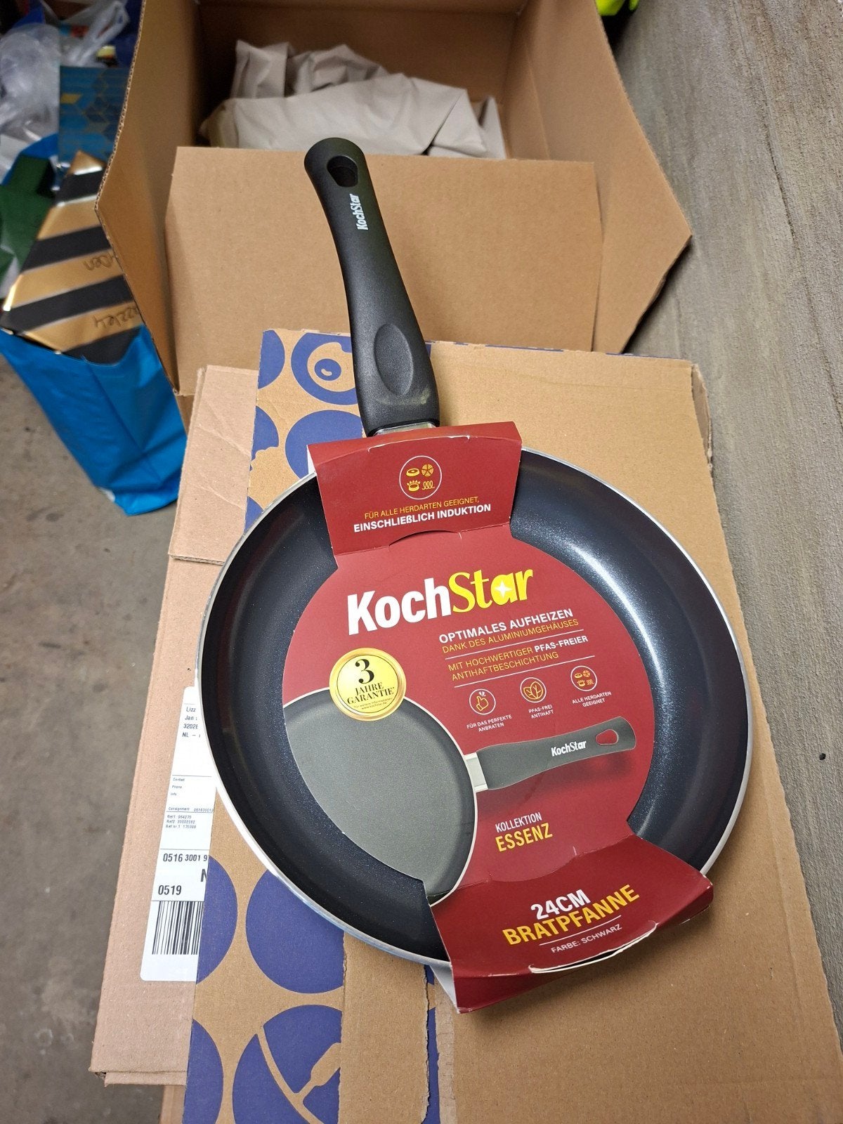 KochStar Koekenpan 24cm - Inductiegeschikt, Huis en Inrichting, Koekenpan, Antiaanbaklaag, Ophalen of Verzenden, Overige merken