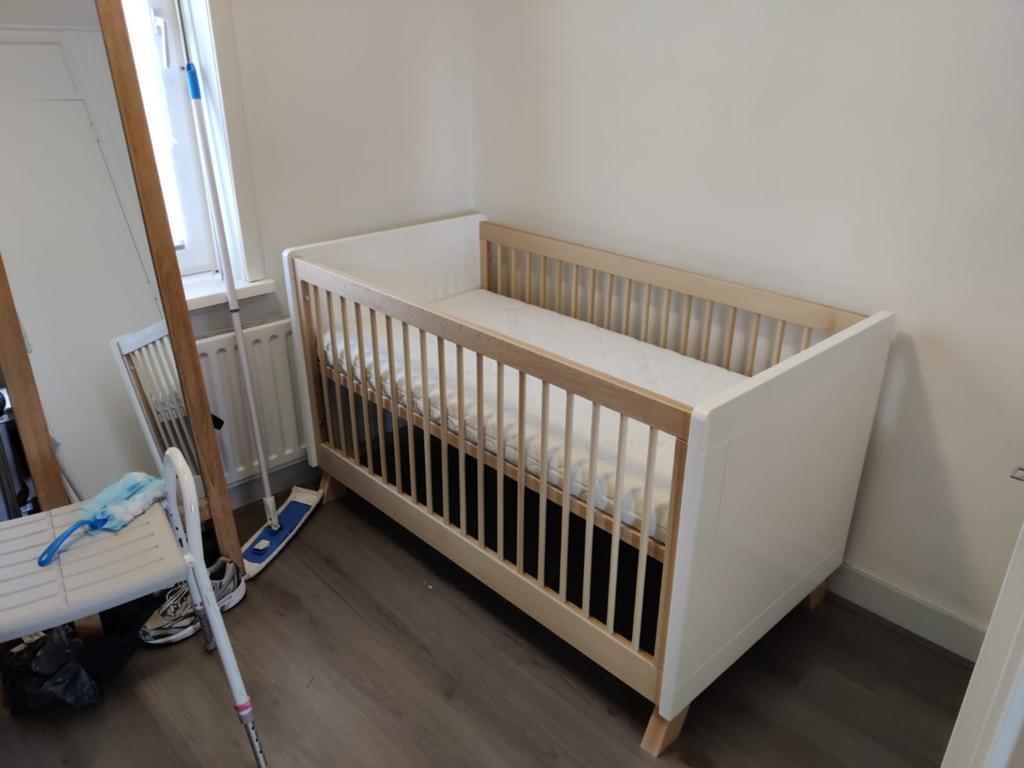 Bopita Lisa meegroei bed ledikant 70x140, baby peuter, Ophalen, Gebruikt, Ledikant