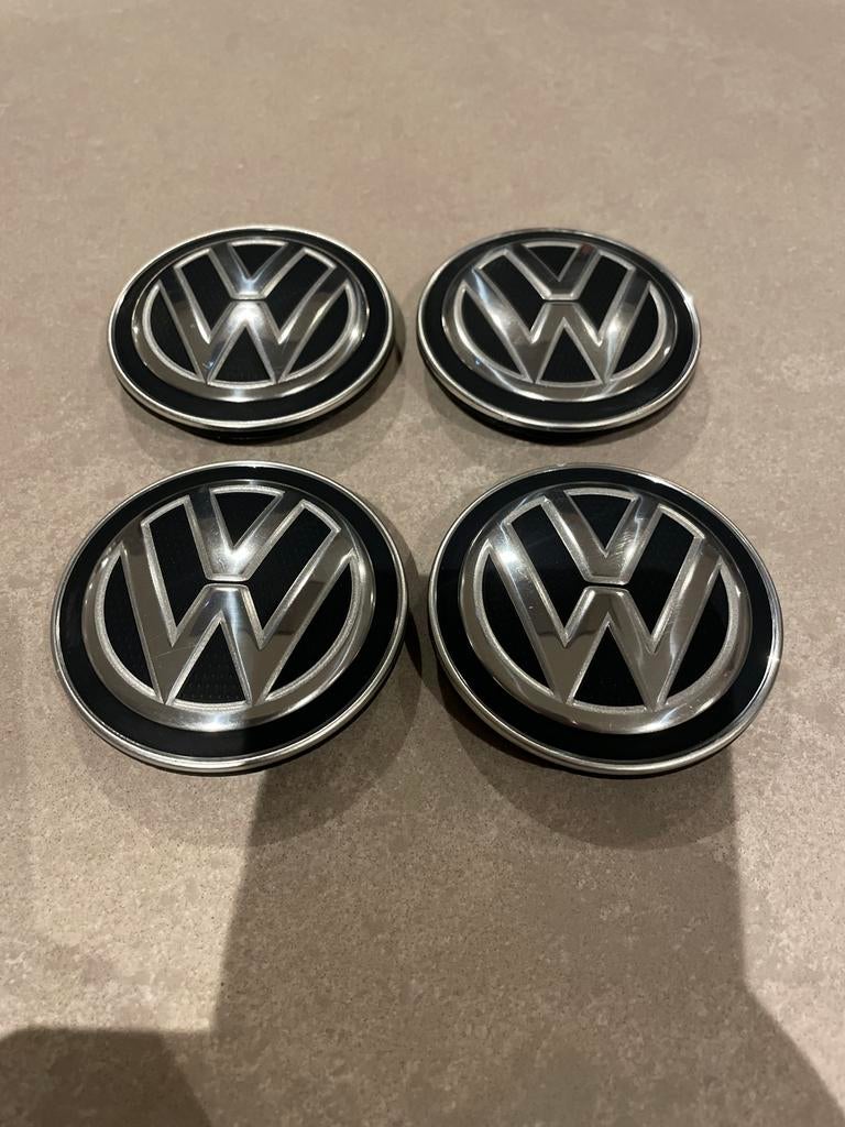 Set van 4 originele VW naafkappen 5G0601171, Auto diversen, Wieldoppen, Zo goed als nieuw, Ophalen of Verzenden
