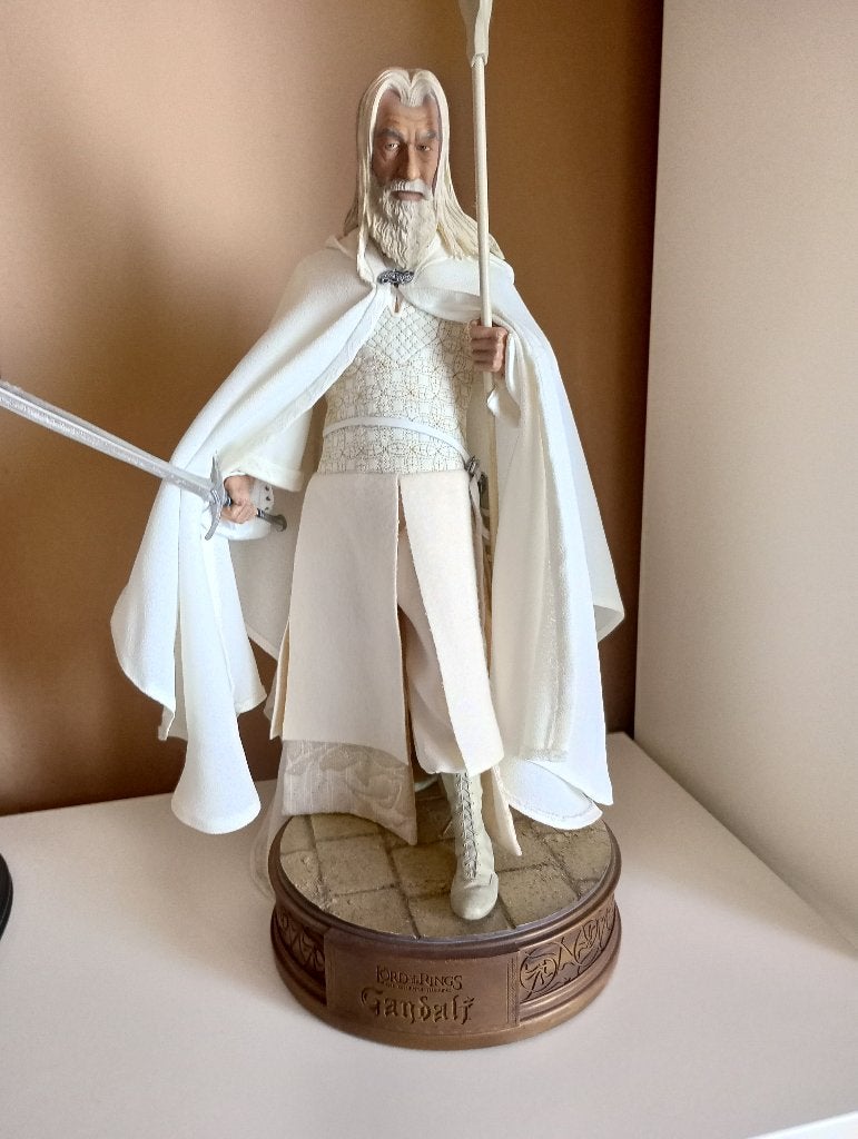 sideshow PF excl. gandalf the white lord of the rings, Ophalen of Verzenden, Gebruikt, Beeldje of Buste