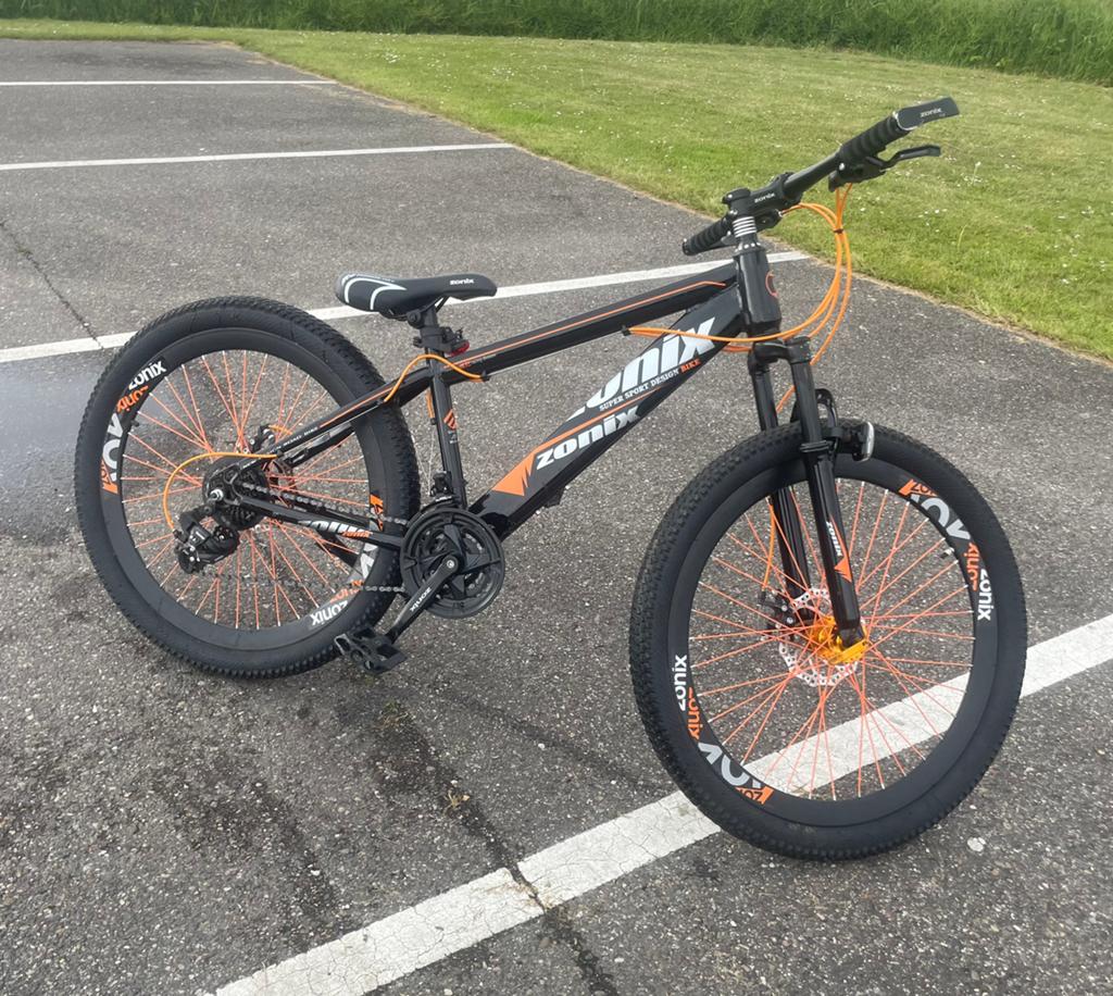 Mountainbike Zonix jongens 26 inch, Fietsen en Brommers, Fietsen | Mountainbikes en ATB, Zo goed als nieuw, Schijfrem, Ophalen