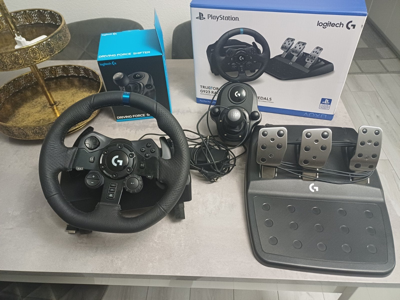 logitech g923 ps5 edition kan ook op pc .Zwart, Spelcomputers en Games, Ophalen, Overige merken, Zo goed als nieuw